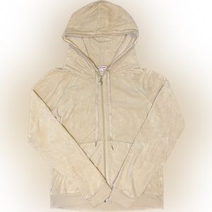 Tan Juicy Couture track suit jacket